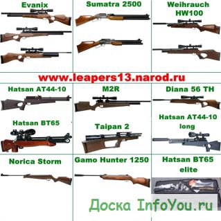 Новинки пневматики, Evanix, Sumatra 2500, Sumatra 2500 Carbine, Weihrauch HW100, Hatsan BT65